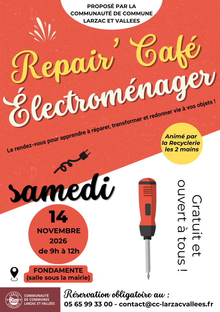 REPAIR’ CAFE ELECTROMENAGER
